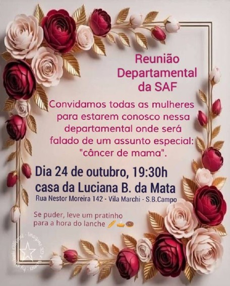 Reunião Departamental SAF